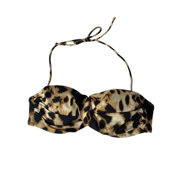 Haut De Bikini Victoria's Secret - Taille 34B - Couleur Marron à Motifs Floraux - Avec Armatures - Lot De 2